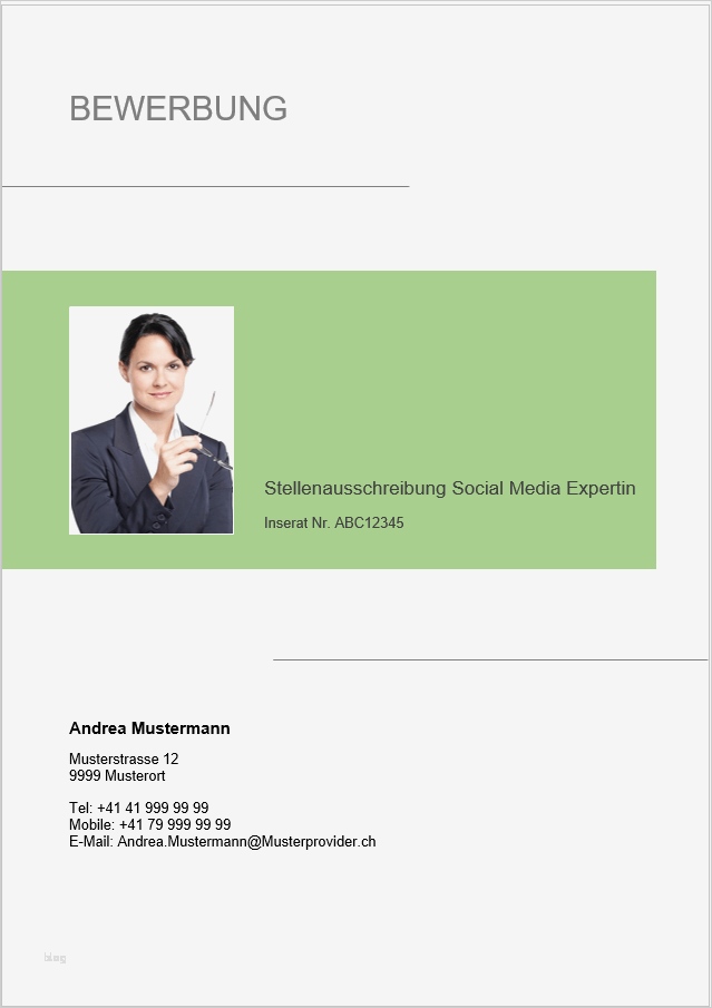Bewerbung Vorlage Word Einzigartig Deckblatt Bewerbung Kostenlose Word Vorlage & Muster
