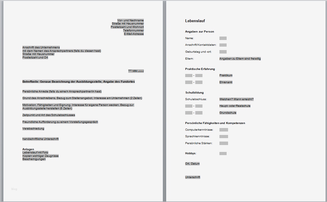 Bewerbung Word Vorlage Erstaunlich Bewerbungsvorlagen Word 2010