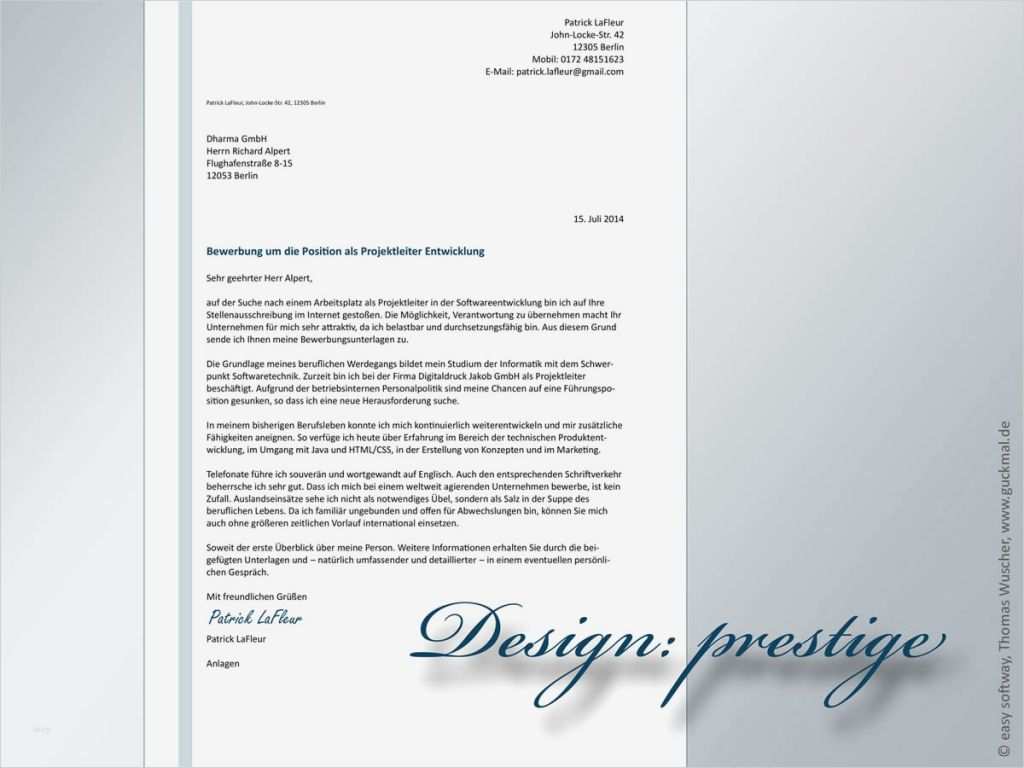 Bewerbungsanschreiben Per E Mail Vorlage Gut Anschreiben Muster