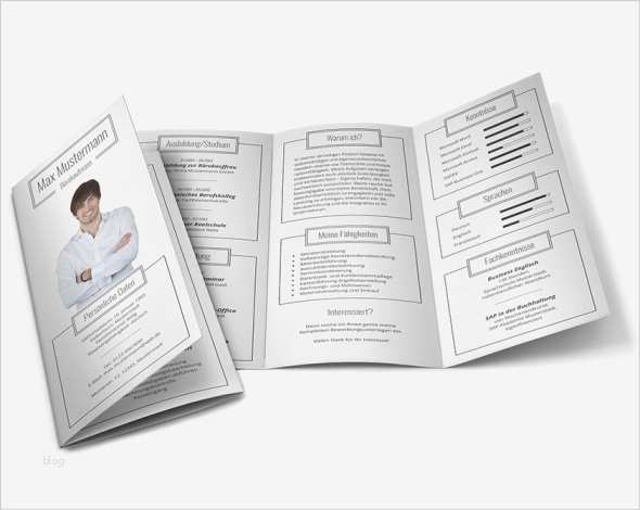 Bewerbungsflyer Vorlage Schön Premium Bewerbungsflyer 1 Bewerbungsdesigns