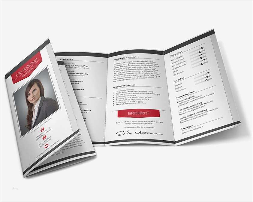 Bewerbungsflyer Vorlage Wunderbar Premium Bewerbungsflyer 2 Bewerbungsdesigns