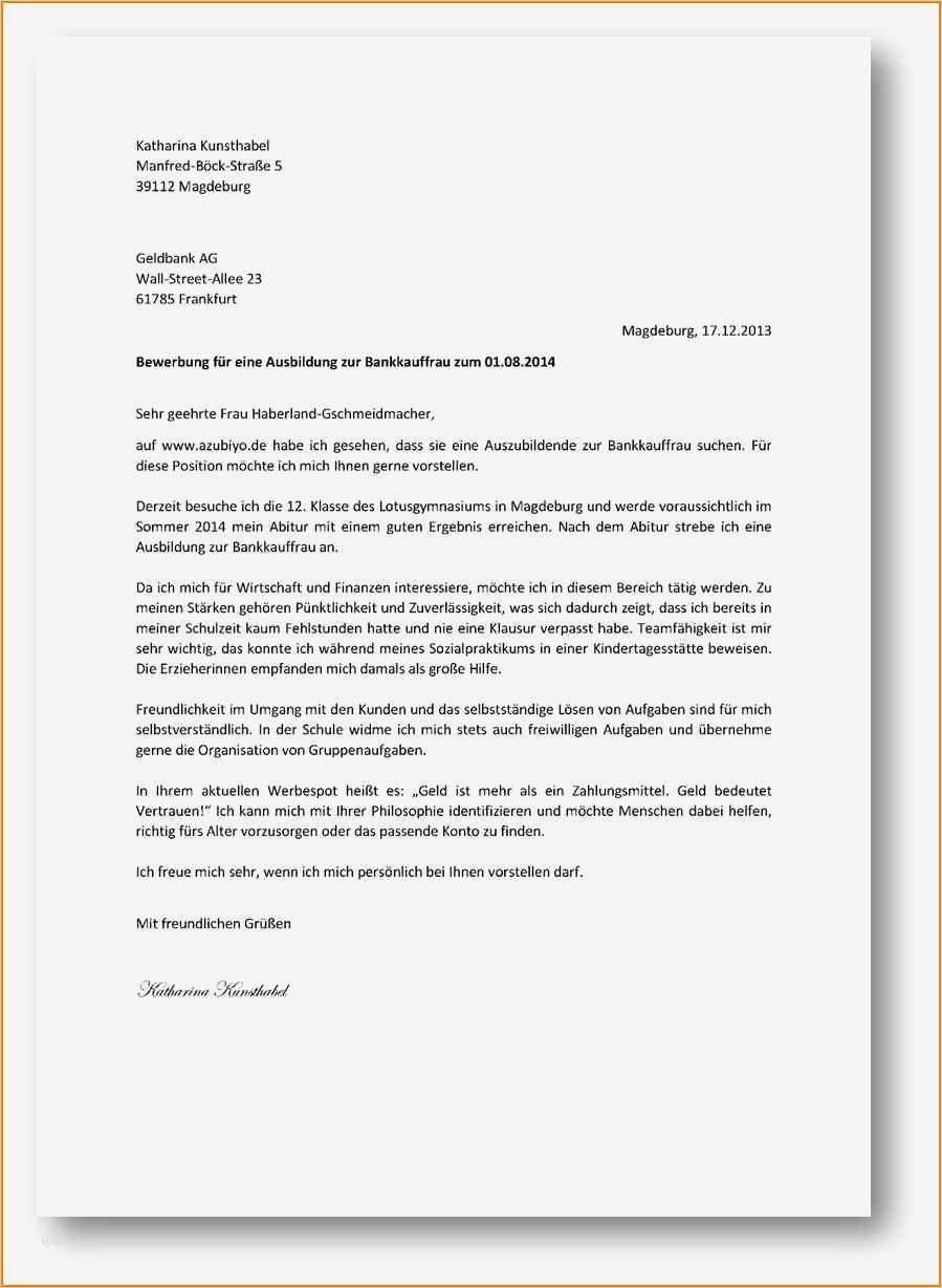 Bewerbungsschreiben Praktikum Schüler Vorlage Schön 20 Bewerbung Kindergarten