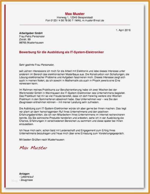 Bewerbungsschreiben Vorlage Genial 6 Bewerbungsschreiben Für Praktikum