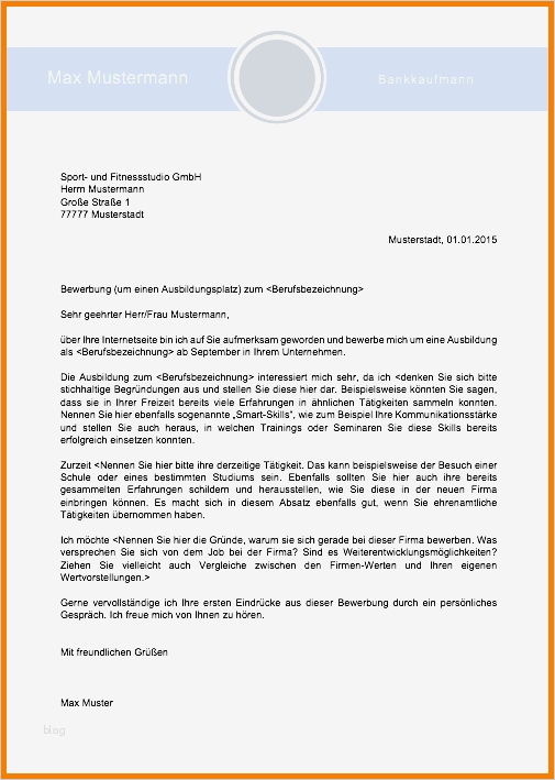 58 Erstaunlich Bewerbungstext Vorlage Abbildung 1 Bewerbungstext Vorlage Großartig 5 Bewerbung Fitnessstudio