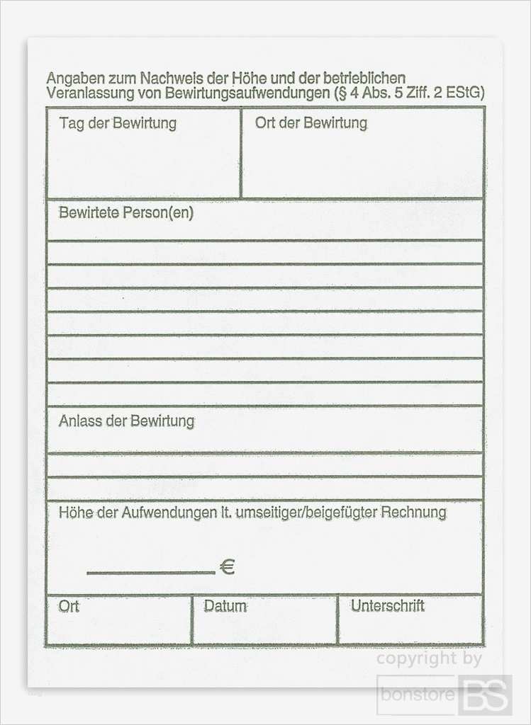 Bewirtungsbeleg Vorlage Luxus Bewirtungsbeleg Blog