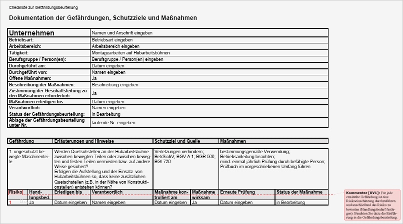 Bghm Gefährdungsbeurteilung Vorlage Bewundernswert Gefährdungsbeurteilung Montagearbeiten Auf