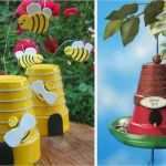 Bienen Basteln Vorlagen Best Of Déco Jardin Diy 35 Idées Pour Intégrer Les Pots En Terre