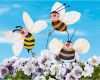 Bienen Basteln Vorlagen Elegant Blumenstecker Basteln Hummel Biene & Wespe Familie