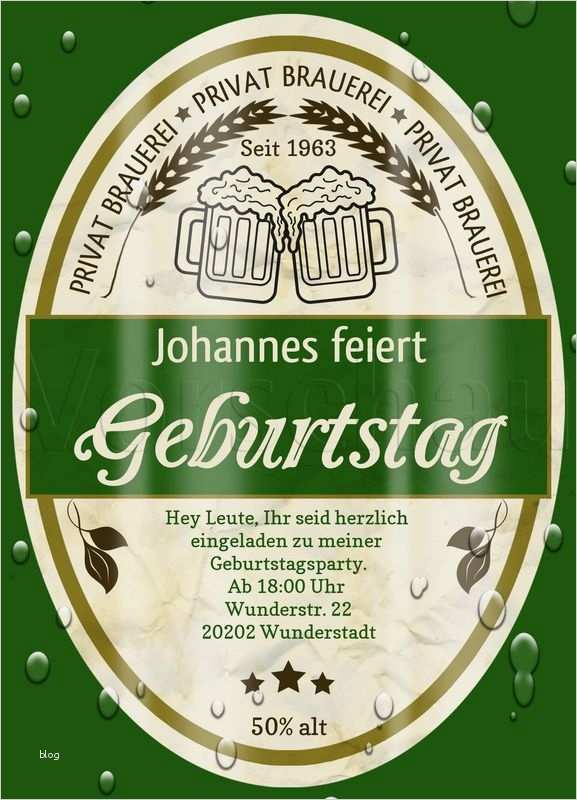 Bieretiketten Vorlage Erstaunlich Bieretikett Einladungskarten 50 Geburtstag