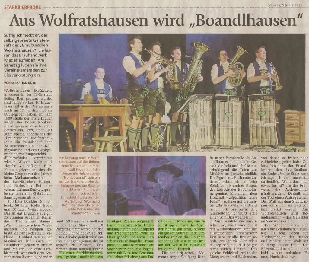 Bierzeitung Vorlage Schönste Tromposaund Von Blasmusik Bis Brass Musik Me N Presse