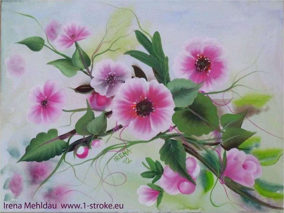 Bilder Acryl Vorlagen Schönste Brush & Color 1 Stroke Acryl Malerei