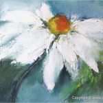 Bilder Acryl Vorlagen Wunderbar Acrylbild "margerite" Acrylmalerei Acrylbilder