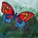 Bilder Malen Acryl Vorlagen Luxus Schmetterling Acryl Bilder Schmetterling Acrylbild Und