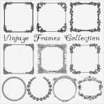 Bilderrahmen Vorlagen Kostenlos Elegant Ausgefallene Digitale Bilderrahmen Vintage Clipart Satz Von