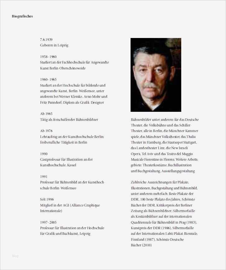 Biografie Vorlage Schön Kurzbiographie Vorlage Lebenslauf Beispiel