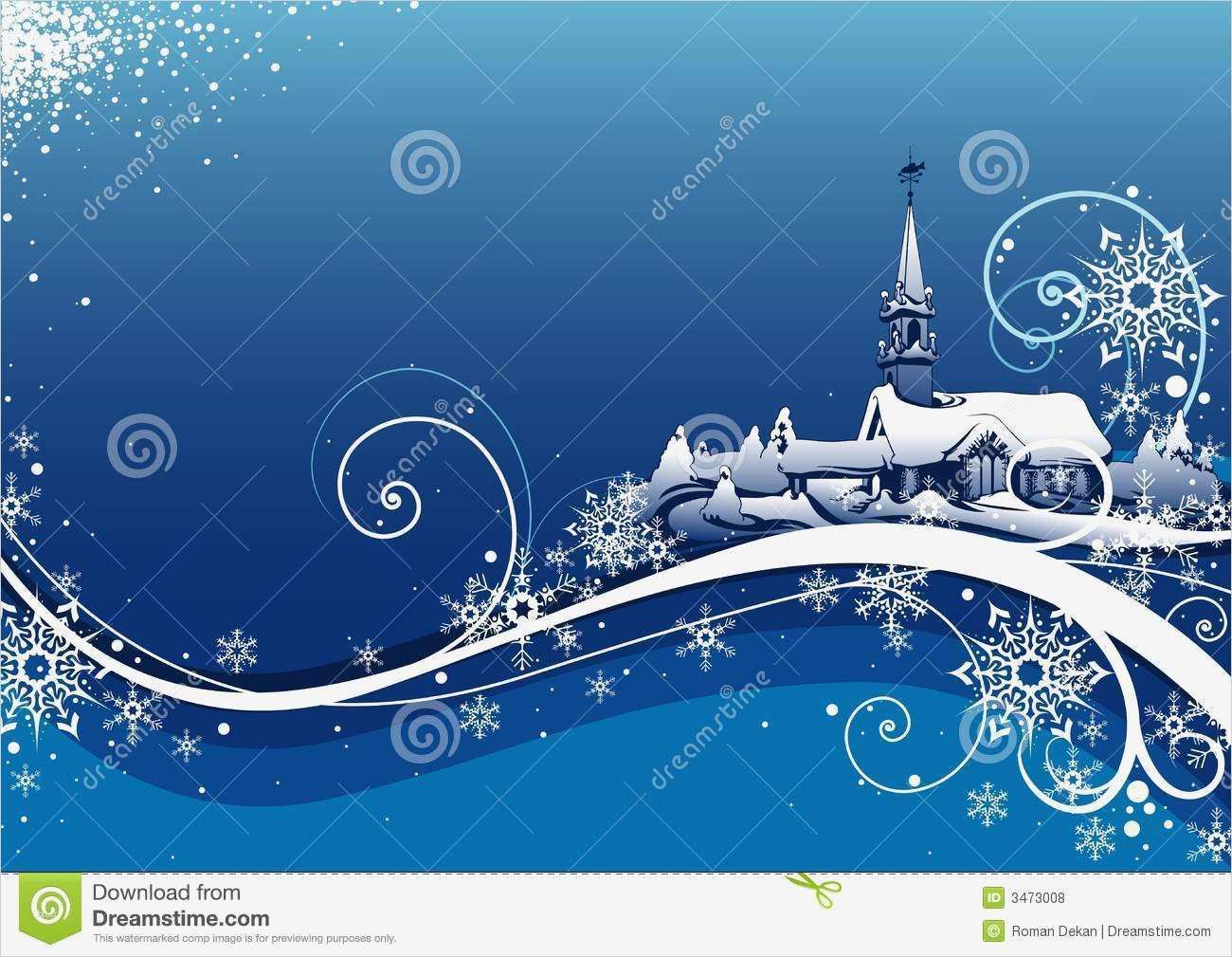 Blau De Kündigen Vorlage Hübsch Abstraktes Blau Weihnachten Bckg Vektor Abbildung