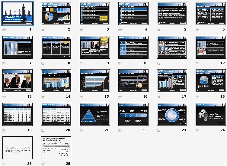 Blau Kündigung Vorlage Schön Powerpoint Vorlage Schach Blau