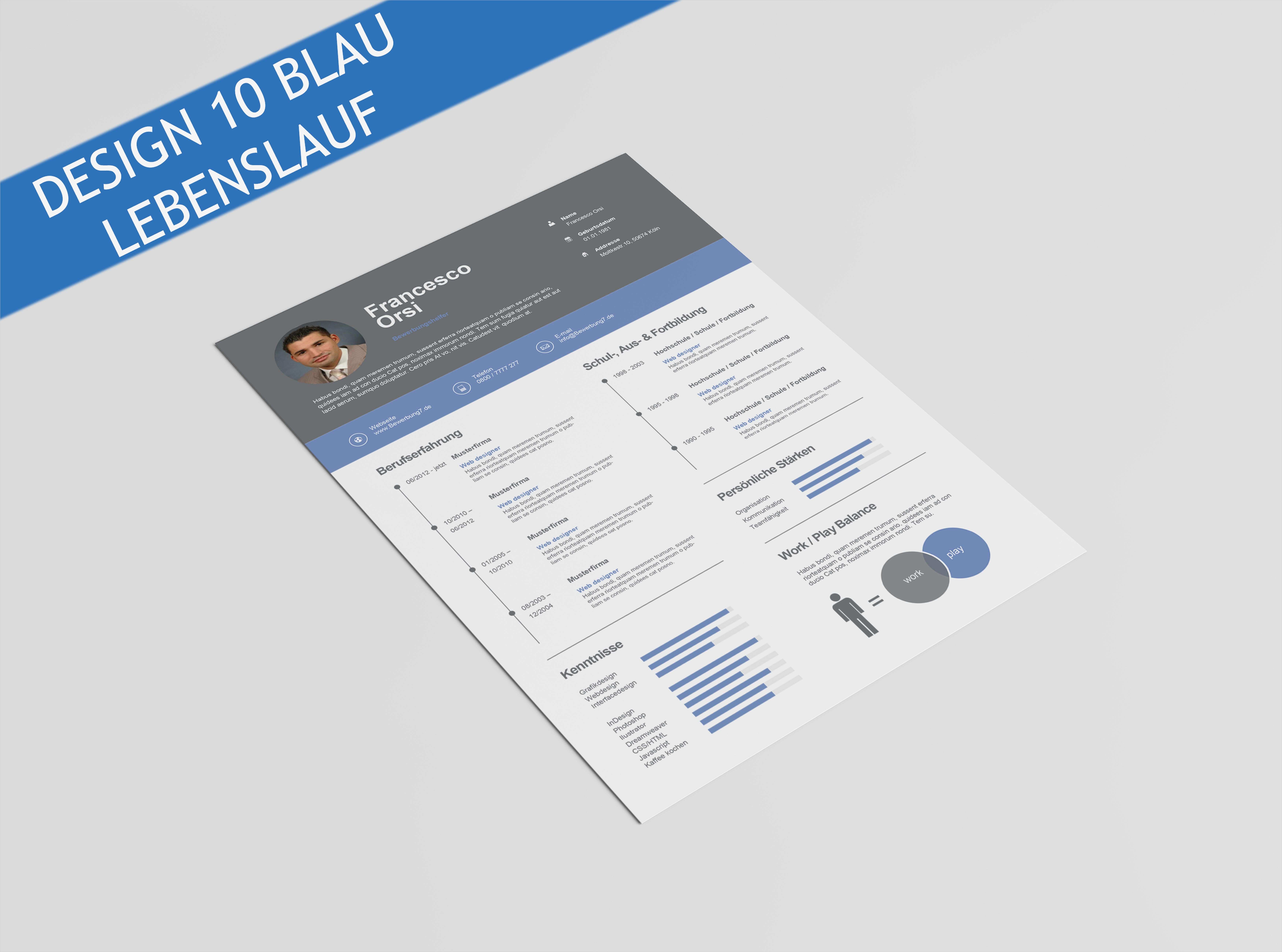 Blau Kündigung Vorlage Süß Lebenslauf Design 10 Blau Bewerbung7 Bewerbung