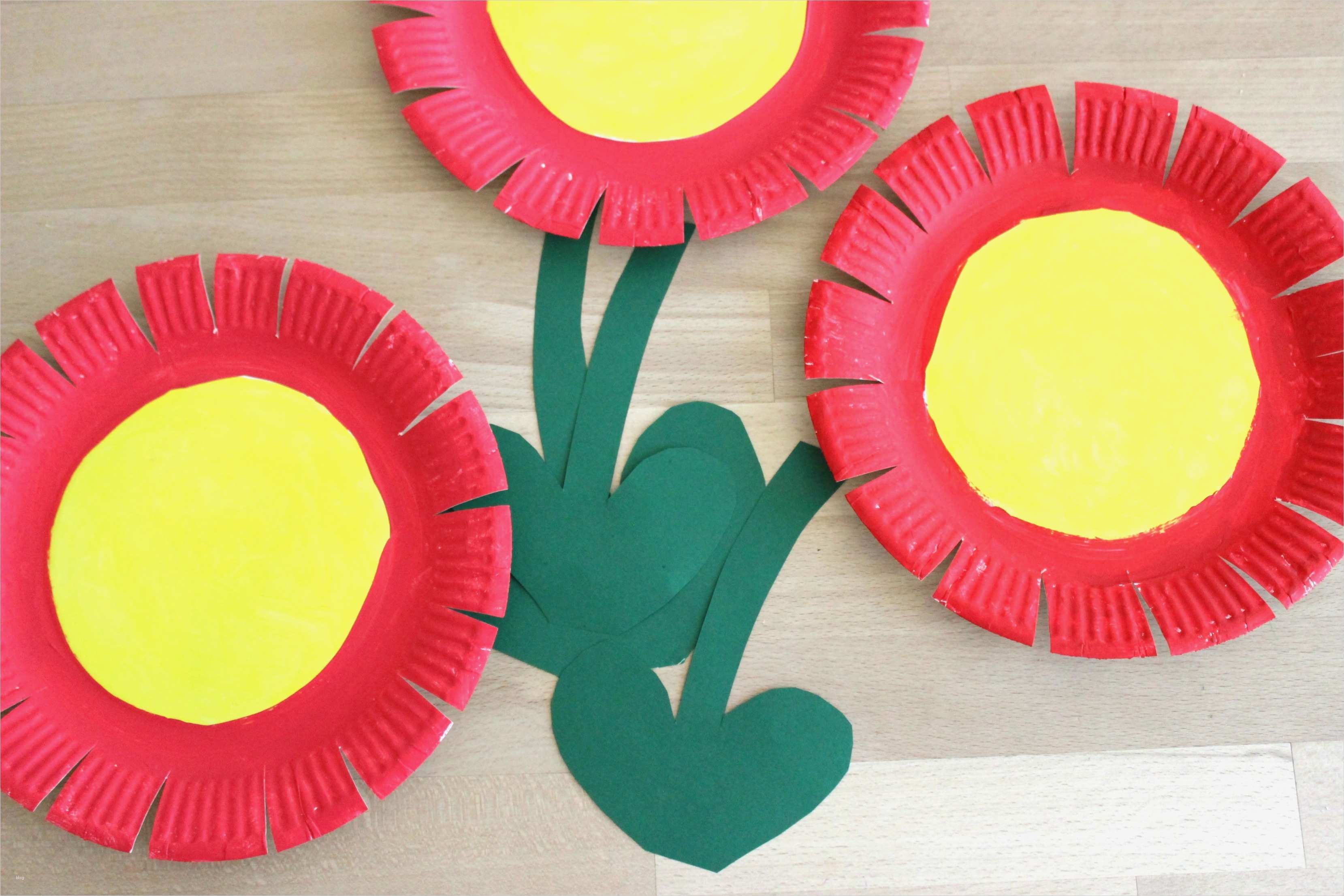 Blumen Basteln Mit Kindern Vorlagen Wunderbar Lifestylemommy Diy Blumen Aus Papptellern Basteln Frühling