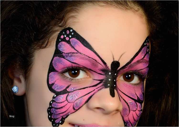 Blumen Schminken Vorlagen Erstaunlich so Schminken Sie Einen Farbenfrohen Schmetterling Auf