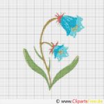 Blumen Sticken Vorlagen Angenehm Glockenblume Stickvorlagen Kreuzstich Kostenlos