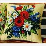 Blumen Sticken Vorlagen Cool Stickpackung Kissen Blumen 40 X 40 Cm Kreuzstich