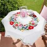 Blumen Sticken Vorlagen Luxus Tischdecke Blumen