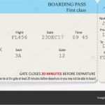 Boarding Pass Vorlage Beste Vektor Vorlage Der Boarding Pass Tickets — Stockvektor