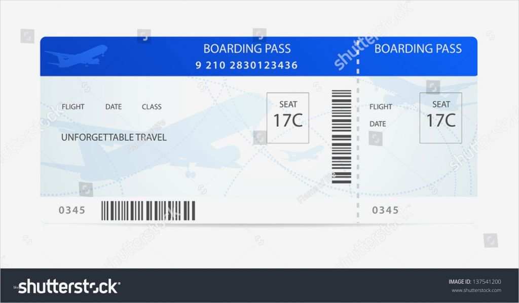 Boarding Pass Vorlage Cool Train Boarding Pass Template