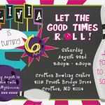 Bowling Einladung Vorlage Kostenlos Angenehm Bowling Einladungen Zum Ausdrucken