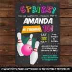 Bowling Einladung Vorlage Kostenlos Neu Einladung Bowling Pdf