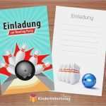 Bowling Einladung Vorlage Kostenlos Süß Party Einladungskarten Kostenlos Ausdrucken – Travelslow
