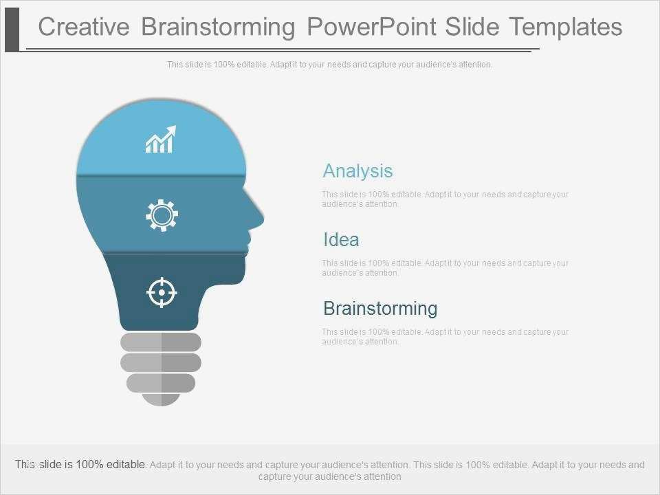 Brainstorming Vorlage Powerpoint Angenehm Creative Brainstorming Powerpoint Slide Templates