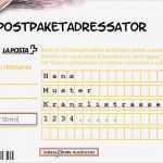 Brief Adressaufkleber Vorlage Genial Demo Zum Line Paket Adressator