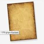 Brief Adressaufkleber Vorlage Luxus Alter Karton Alt A4 Casanova 250 Blatt Historisch Papier
