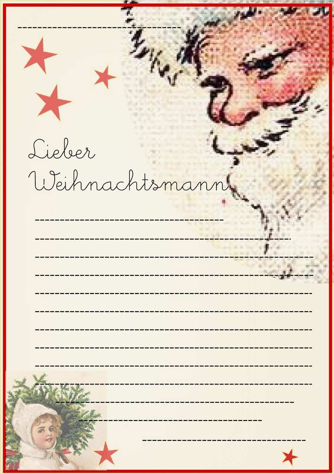 Brief An Den Weihnachtsmann Schreiben Vorlage Fabelhaft Free Printable Letter to Santa Claus Template for Children