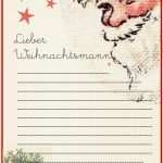 Brief An Den Weihnachtsmann Vorlage Best Of Free Printable Letter to Santa Claus Template for Children