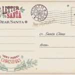 Brief An Den Weihnachtsmann Vorlage Süß Fein Dear Santa Briefvorlage Bilder Vorlagen Ideen