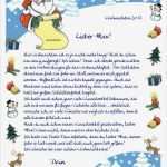 Brief An Den Weihnachtsmann Vorlage Wunderbar Ein Brief Vom Weihnachtsmann