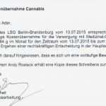 Brief An Krankenkasse Kostenübernahme Vorlage Einzigartig Brandenburg Vorläufige Kostenübernahme Für Apotheken