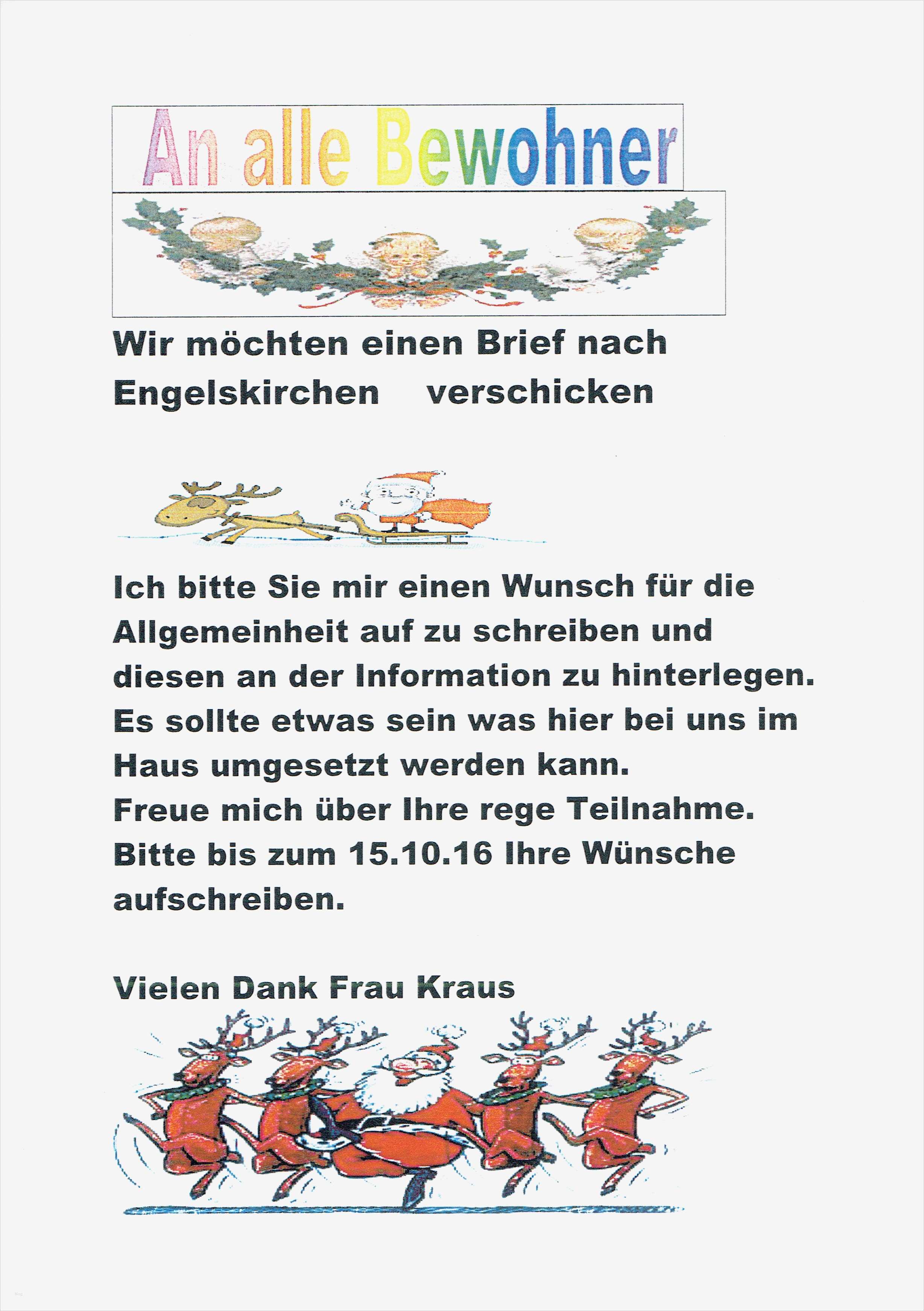 Brief Ans Christkind Vorlage Cool Brief Ans Christkind – Meine Erlebnisse Im Altenheim