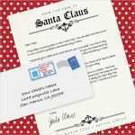 Brief Ans Christkind Vorlage Schönste Letter From Santa Claus Ms Word Template Letterhead