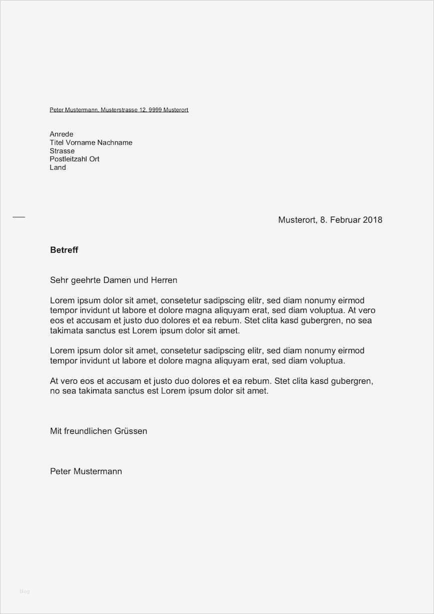 Brief Schreiben Vorlage Gut Briefvorlage Schweiz Sichtfenster Links & Rechts