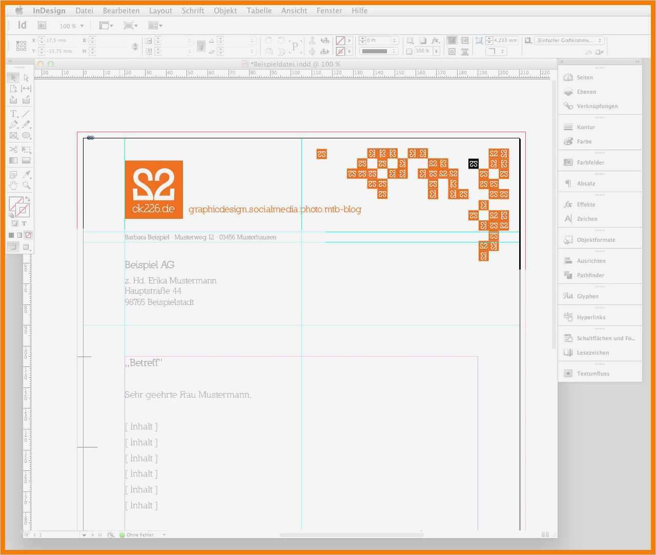 Briefbogen Vorlage Indesign Erstaunlich 8 Briefkopf Design Vorlagen