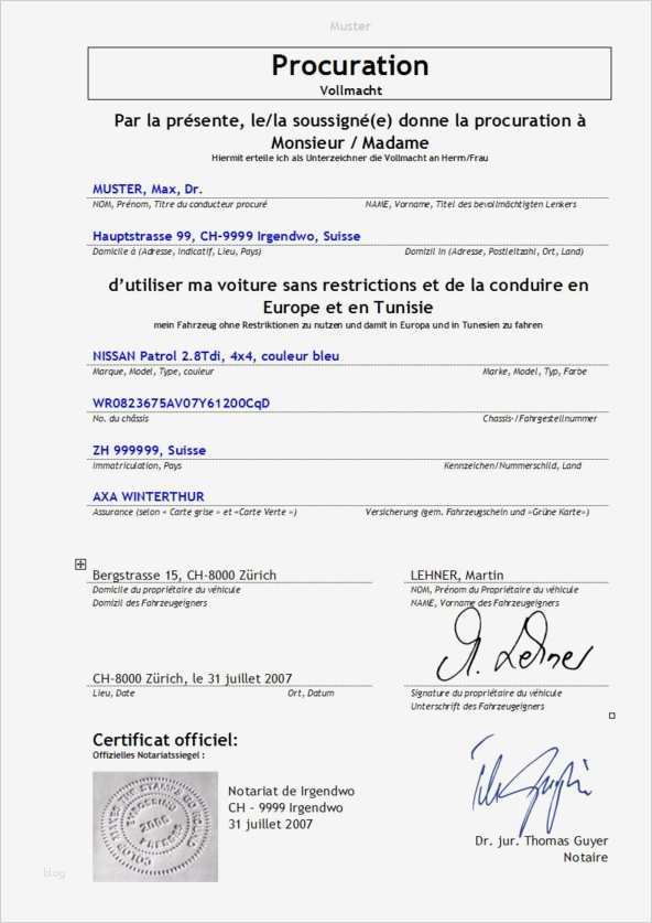 Briefkastenschild Vorlage Angenehm 11 Vollmacht Muster Pdf