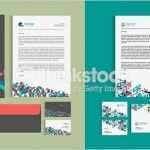 Briefkopf Design Vorlagen Wunderbar Satz Von Unternehmensidentitätdesignvorlagen Schreibset