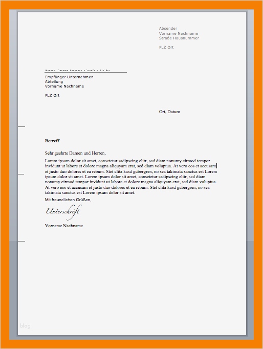Briefkopf Kündigung Vorlage Süß 5 Muster Briefkopf