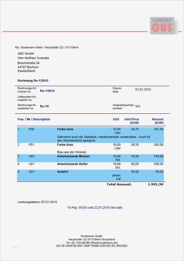 Briefkopf Rechnung Vorlage Schön Briefkopf Rechnung Vorlage Rechnungsvorlage Spezial 02