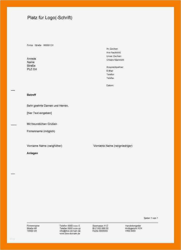Briefkopf Vorlage Privat Hübsch 15 Briefkopf Vorlage Privat Word