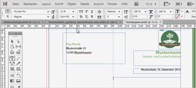 Briefpapier Din Vorlage Indesign Erstaunlich Tutorial Briefpapier Klassisch Modern Und Verspielt In
